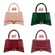 20colors HOURGLASS HANDBAG CROCODILE XS/S