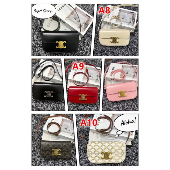 10colors CHAIN SHOULDER BAG TRIOMPHE