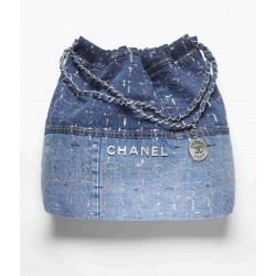 CHANEL 22 HANDBAG Denim