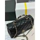 2colors top handle mini flap bag 