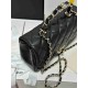 2colors top handle mini flap bag 