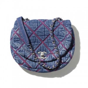 2colors Chanel Coco Beach saddle Bag