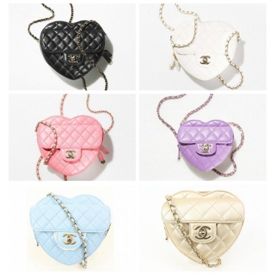 6colors HEART BAG WAIST BAG