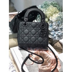  MINI LADY DIOR BAG Ultramatte Cannage Calfskin 