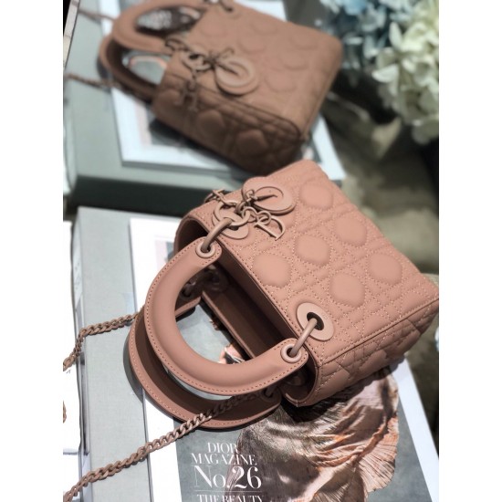 MINI LADY DIOR BAG Ultramatte Cannage Calfskin