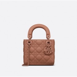 MINI LADY DIOR BAG Ultramatte Cannage Calfskin