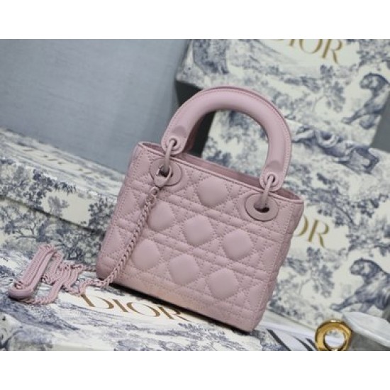 MINI LADY DIOR BAG Ultramatte Cannage Calfskin