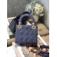 MINI LADY DIOR BAG Patent Cannage Calfskin