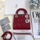 MINI LADY DIOR BAG Patent Cannage Calfskin