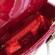 MINI LADY DIOR BAG Patent Cannage Calfskin