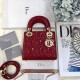 MINI LADY DIOR BAG Patent Cannage Calfskin