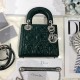 MINI LADY DIOR BAG Patent Cannage Calfskin