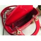 MINI LADY DIOR BAG Patent Cannage Calfskin