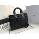 5colors LARGE LADY DIOR BAG Cannage Lambskin