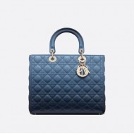 LARGE LADY DIOR BAG Gradient Cannage Lambskin