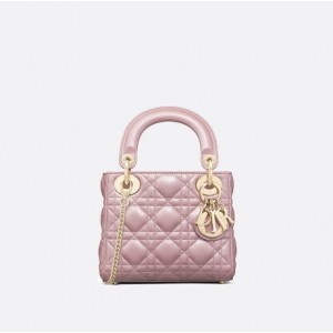 MINI LADY DIOR BAG Beaded Cannage Lambskin