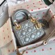 MINI LADY DIOR BAG Beaded Cannage Lambskin