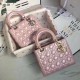 MEDIUM LADY DIOR BAG Beaded Cannage Lambskin