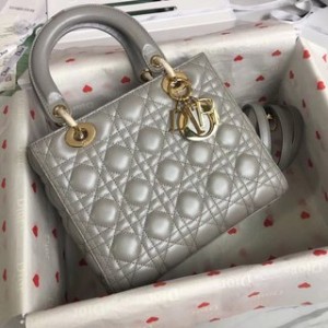 MEDIUM LADY DIOR BAG Beaded Cannage Lambskin