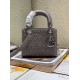 MINI LADY DIOR BAG Strass Cannage Satin