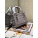 SMALL LADY DIOR BAG Strass Cannage Satin