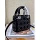 MINI LADY DIOR BAG Strass Cannage Satin