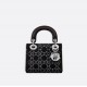 MINI LADY DIOR BAG Strass Cannage Satin