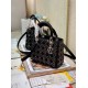 SMALL LADY DIOR BAG Strass Cannage Satin