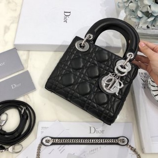 MINI LADY DIOR BAG Cannage Lambskin