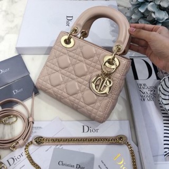 MINI LADY DIOR BAG Cannage Lambskin