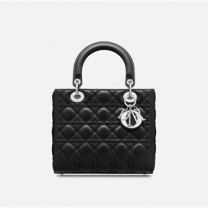 MEDIUM LADY DIOR BAG Cannage Lambskin