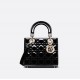 SMALL LADY DIOR BAG Patent Cannage Calfskin