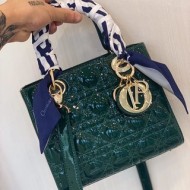 SMALL LADY DIOR BAG Patent Cannage Calfskin SMALL LADY DIOR BAG Patent Cannage Calfskin