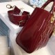 SMALL LADY DIOR BAG Patent Cannage Calfskin