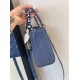 SMALL LADY DIOR BAG Patent Cannage Calfskin