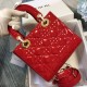 SMALL LADY DIOR BAG Patent Cannage Calfskin