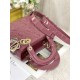 SMALL LADY DIOR BAG Patent Cannage Calfskin