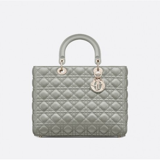 LARGE LADY DIOR BAG Cannage Lambskin