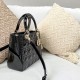 MEDIUM LADY DIOR BAG Patent Cannage Calfskin