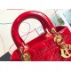 MEDIUM LADY DIOR BAG Patent Cannage Calfskin