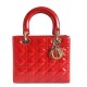 MEDIUM LADY DIOR BAG Patent Cannage Calfskin