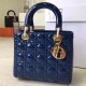 MEDIUM LADY DIOR BAG Patent Cannage Calfskin