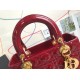 MEDIUM LADY DIOR BAG Patent Cannage Calfskin