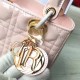 MEDIUM LADY DIOR BAG Patent Cannage Calfskin