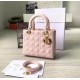 MEDIUM LADY DIOR BAG Patent Cannage Calfskin