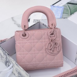 MINI LADY DIOR BAG Ultramatte Cannage Calfskin