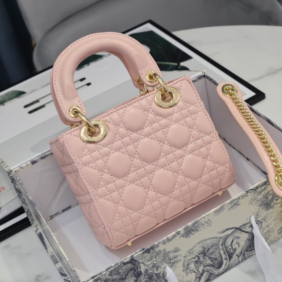 MINI LADY DIOR BAG Cannage Lambskin