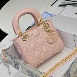 MINI LADY DIOR BAG Cannage Lambskin