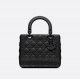 MEDIUM LADY DIOR BAG Ultramatte Cannage Calfskin