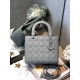 MEDIUM LADY DIOR BAG Ultramatte Cannage Calfskin